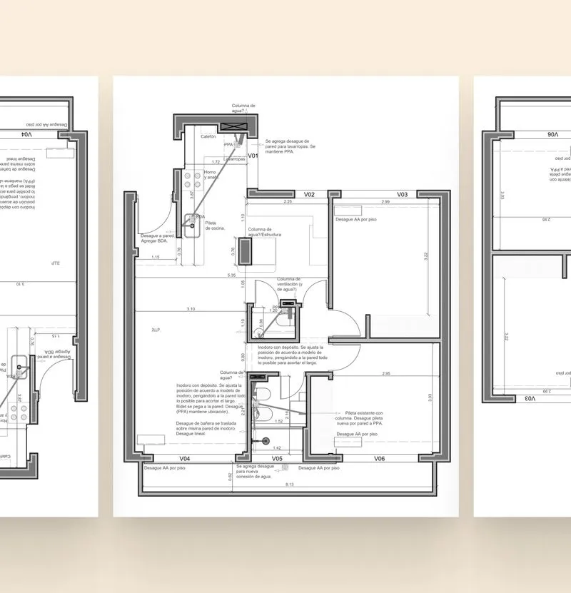 Documentación técnica, planos y presupuesto del proyecto — Costantini Studio